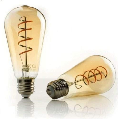 LED Amber pear 4W E27 luce calda 2200