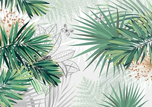 Green palm branches n.12819